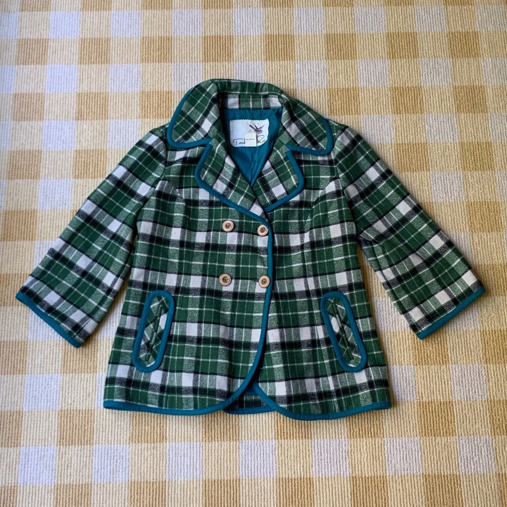 Tabitha Anthropologie Wool Blend Pea Coat